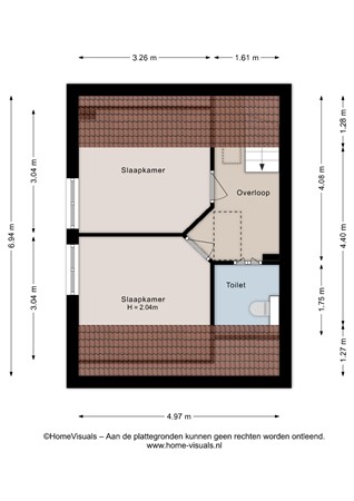 Floorplan - Westelijke Doorsnee Nz 60, 7881 PB Emmer-Compascuum